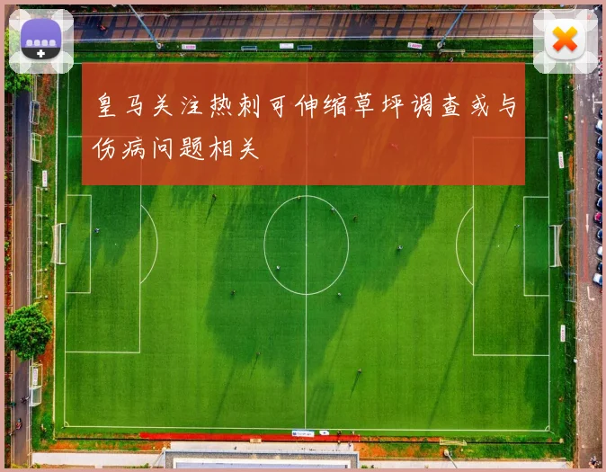 皇马关注热刺可伸缩草坪调查或与伤病问题相关